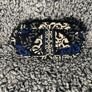 Vera Bradley Mirror Cosmetic in Canterberry Cobalt